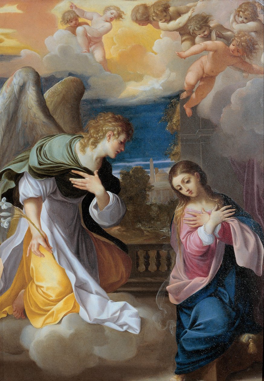 Zwiastowanie, 1603-1604 autorstwa Lodovico Carracci