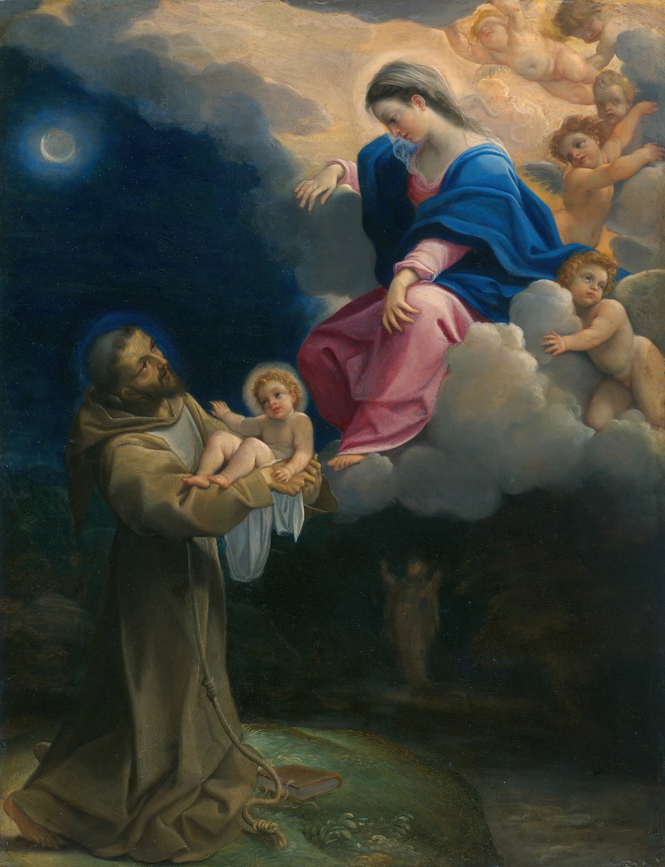 Wizja św. Franciszka, c. 1602. autorstwa Lodovico Carracci