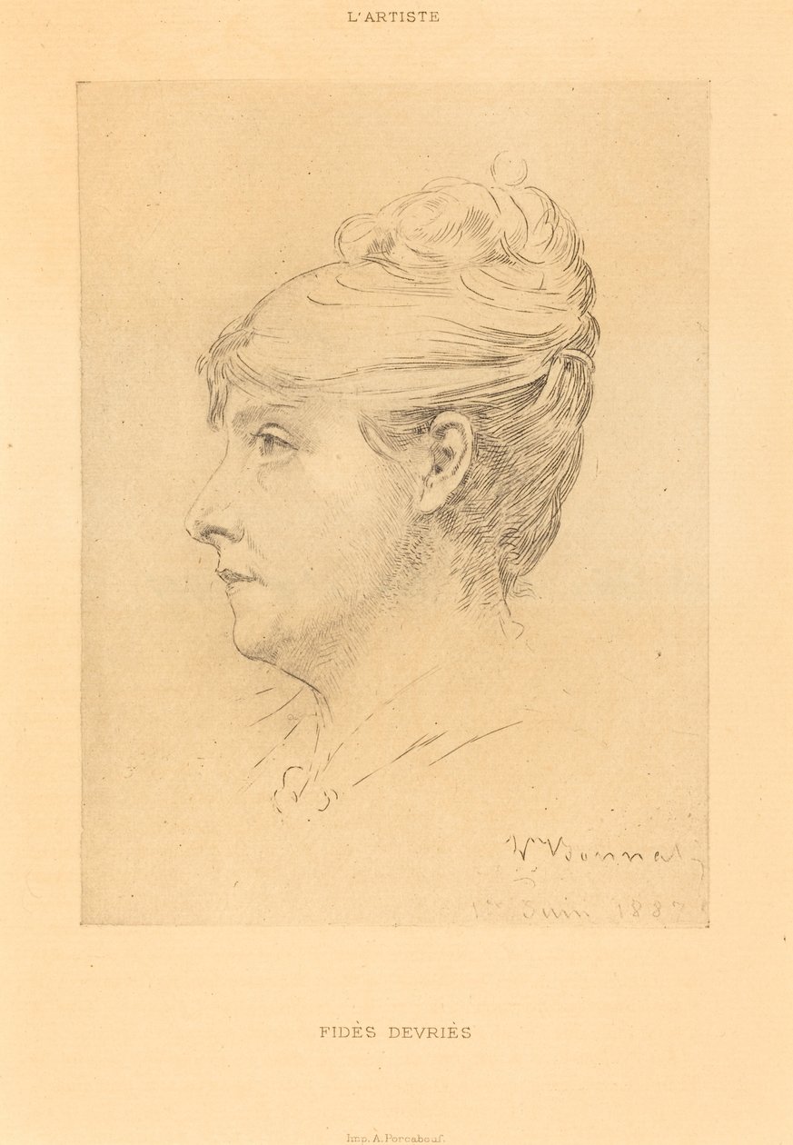 Fides Devries autorstwa Léon Bonnat
