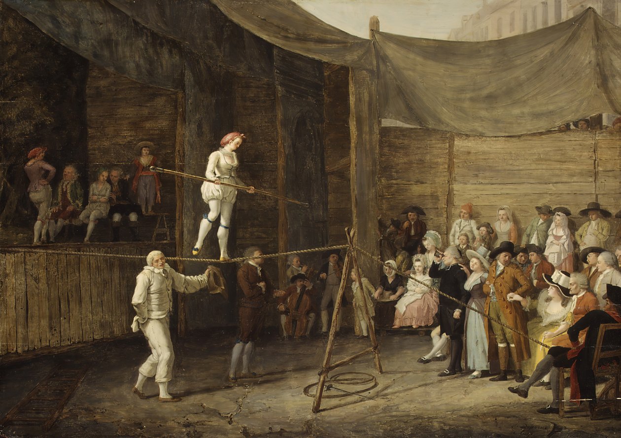 Taniec na linie. autorstwa Léonard Defrance
