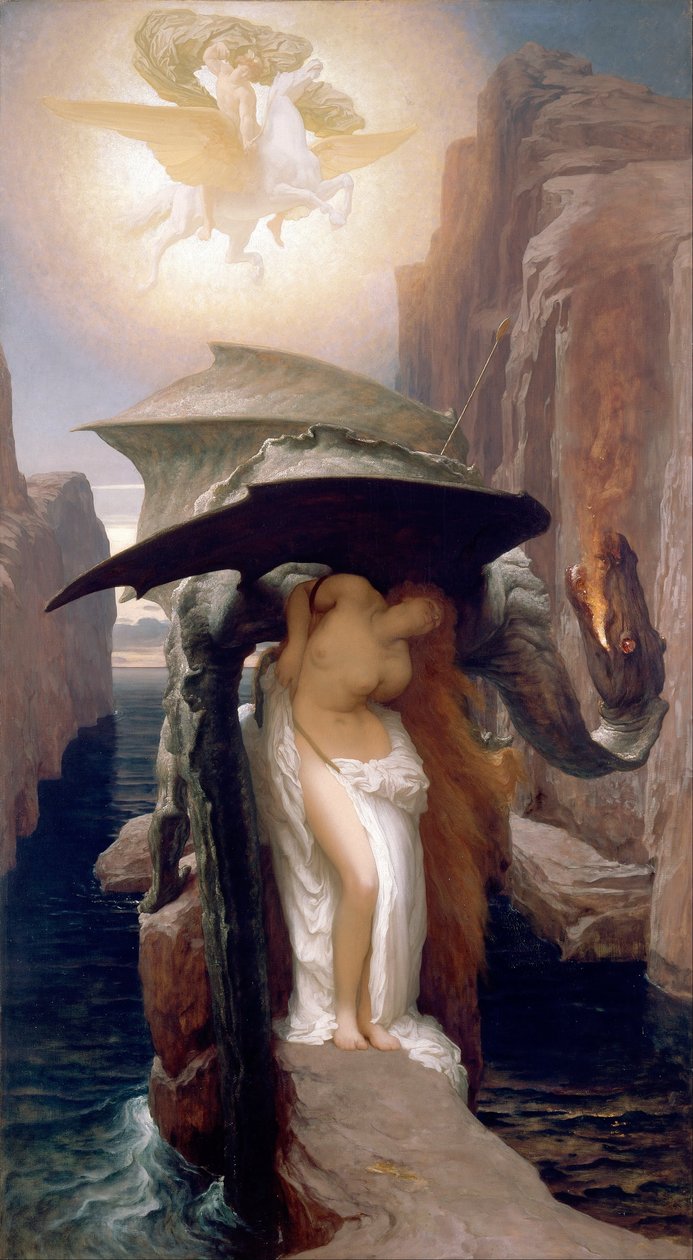 Perseusz i Andromeda autorstwa Frederic Leighton