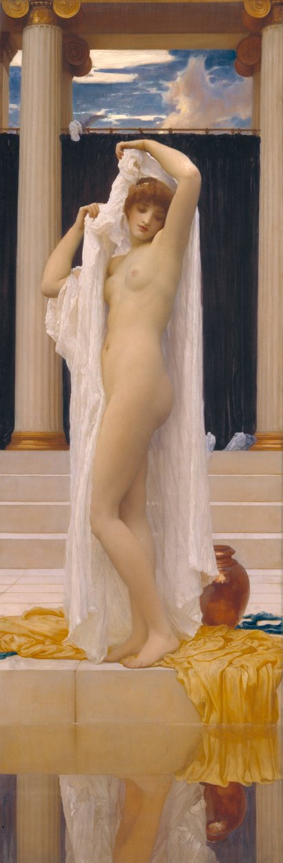 Kąpiel Psyche autorstwa Frederic Leighton