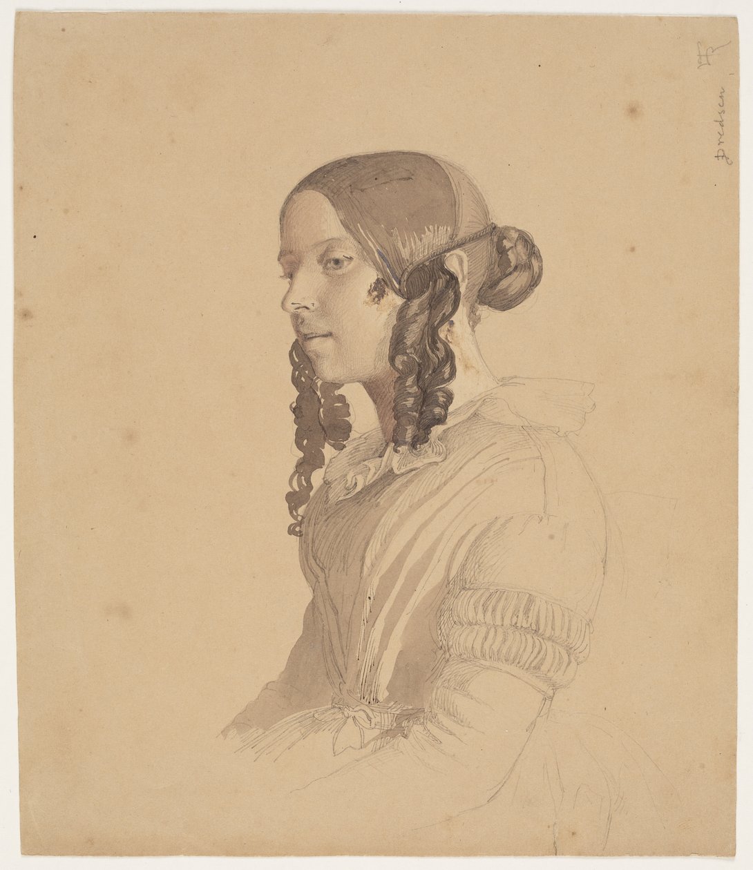 Portret kobiety (Helene v. Germadt) autorstwa Lorenz Frølich