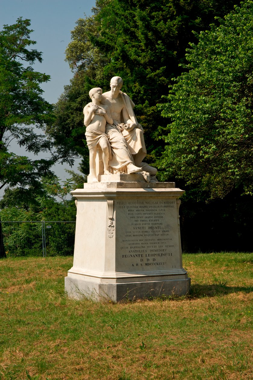 Pomnik Nicoli Demidoffa, 1846 r. autorstwa Lorenzo Bartolini