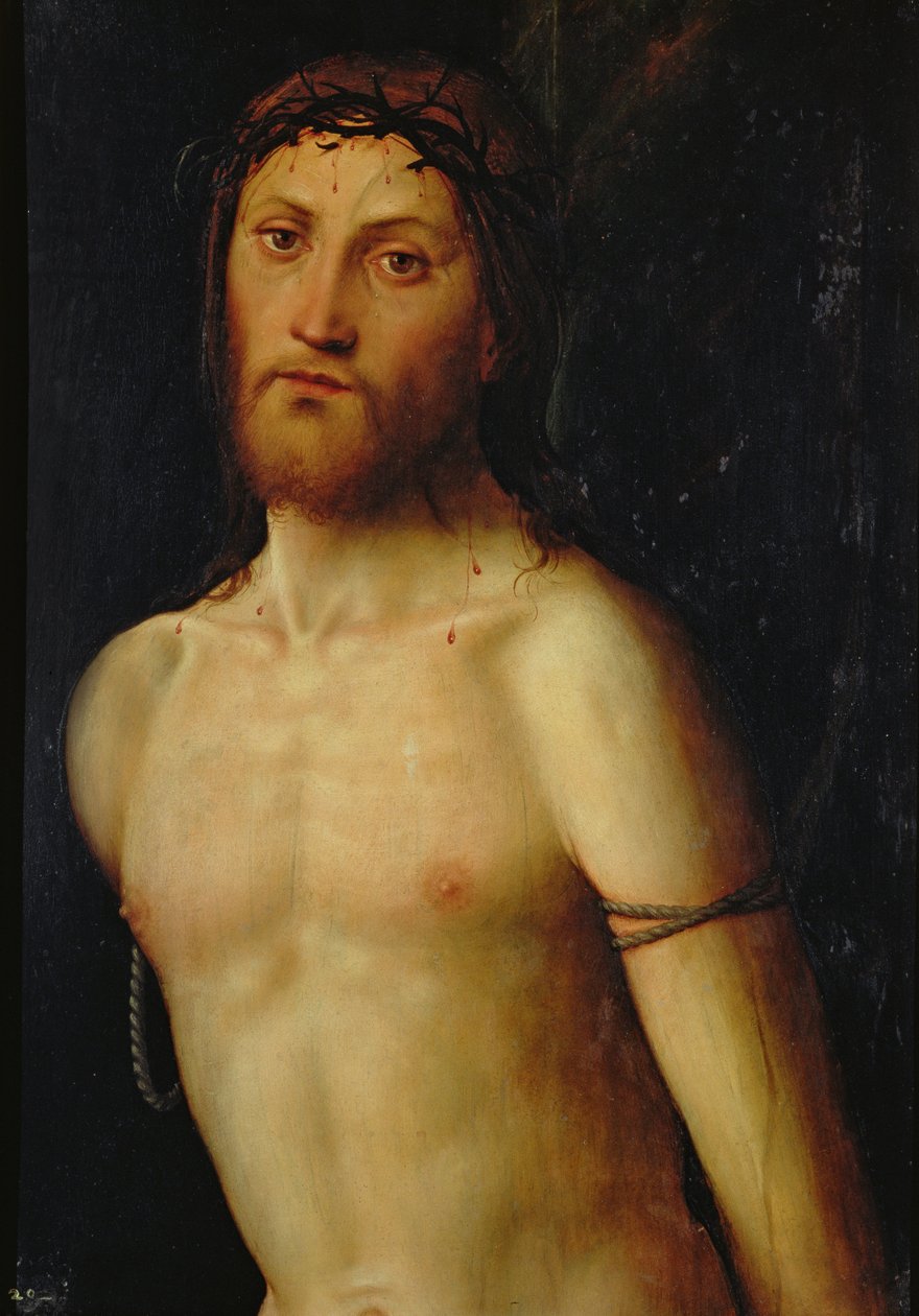 Chrystus przywiązany do kolumny autorstwa Lorenzo Costa