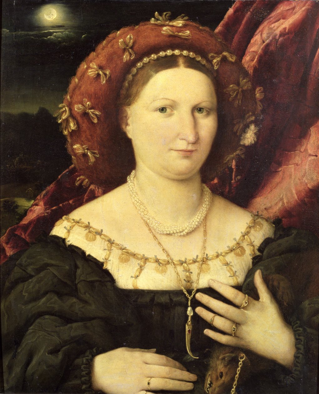 Portret Lucyny Brembati, ok. 1523 r. autorstwa Lorenzo Lotto
