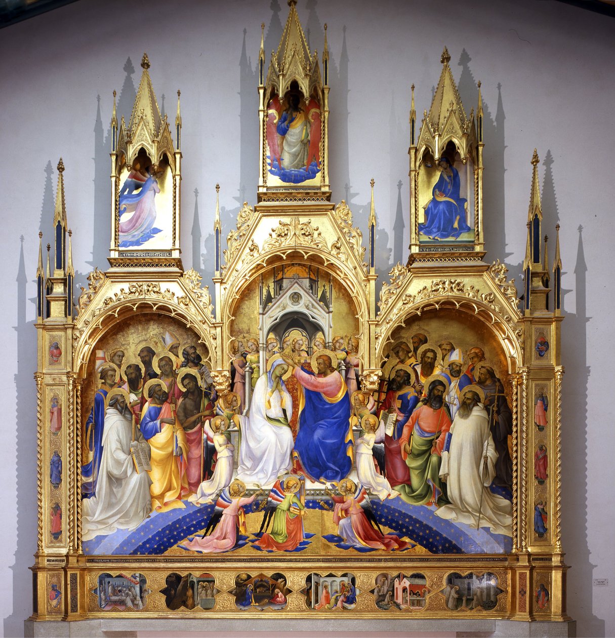 Koronacja Dziewicy autorstwa Lorenzo Monaco