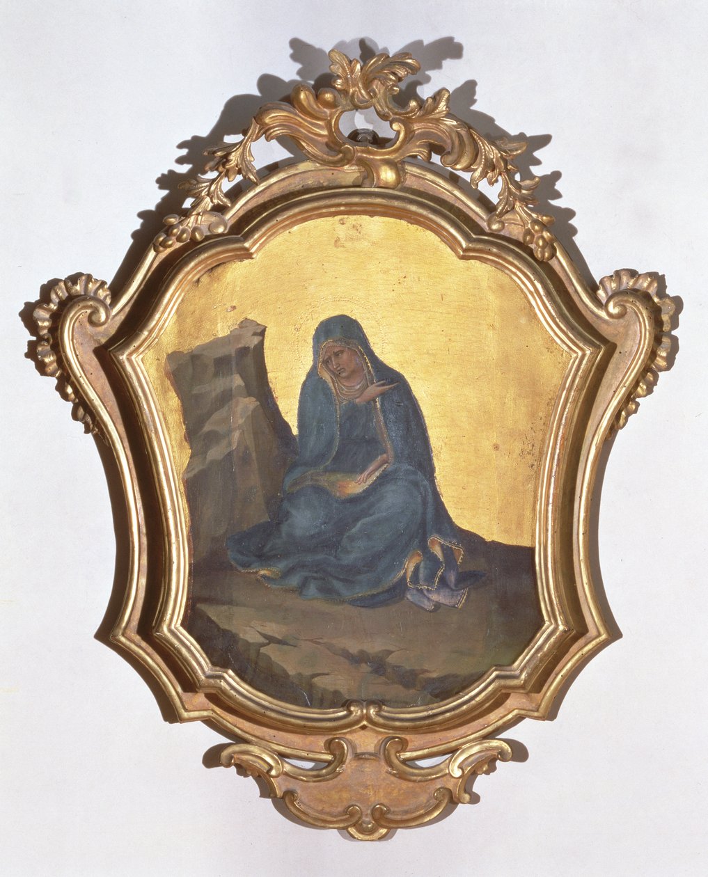 The Virgin Mourning (tempera na panelu) autorstwa Lorenzo Monaco