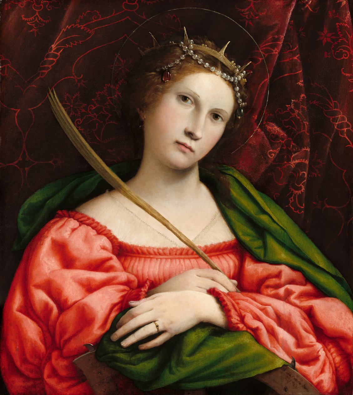 Święta Katarzyna, 1522. autorstwa Lorenzo Lotto