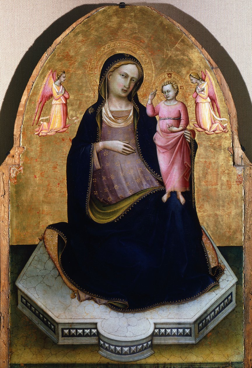 Madonna Pokory (obraz) autorstwa Lorenzo Monaco