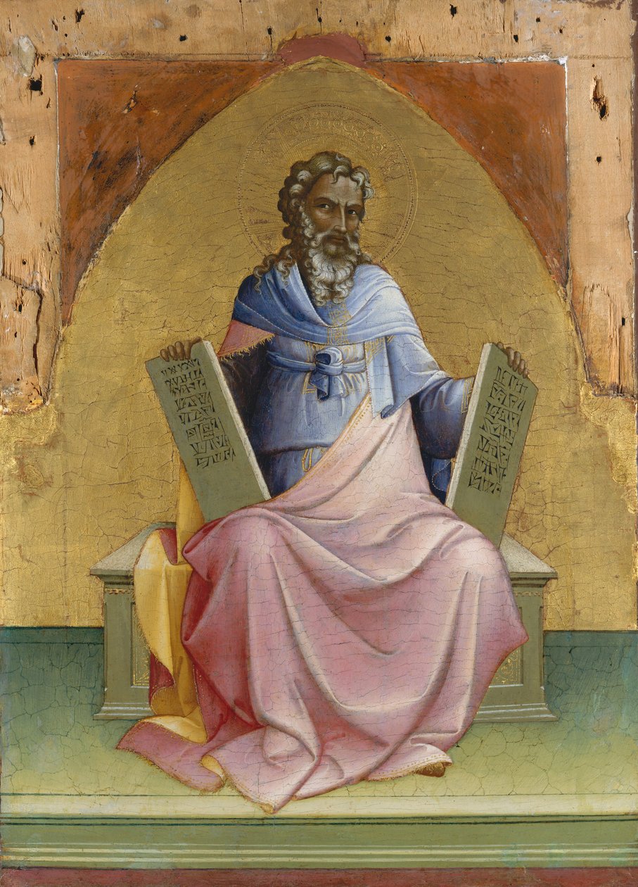 Mojżesz, ca. 1408-10. autorstwa Lorenzo Monaco