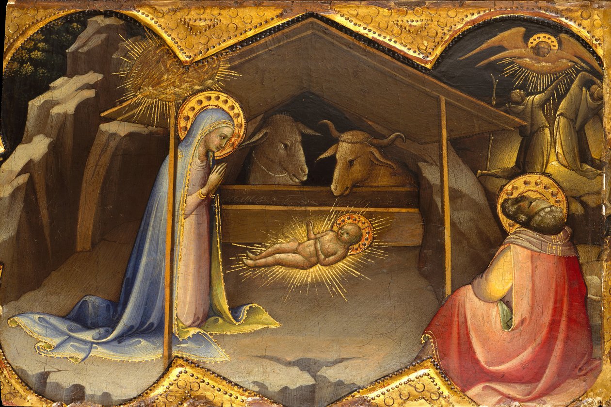Narodzenia, ok. godz. 1406-10. autorstwa Lorenzo Monaco