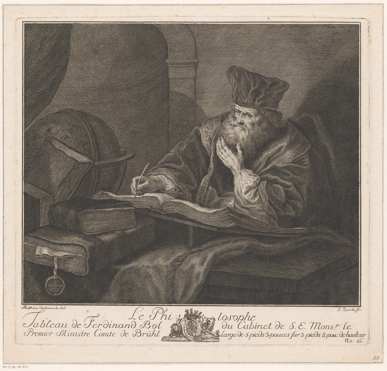 Filosoof Le Philosophe (tytuł na obiekcie) autorstwa Lorenzo Zucchi