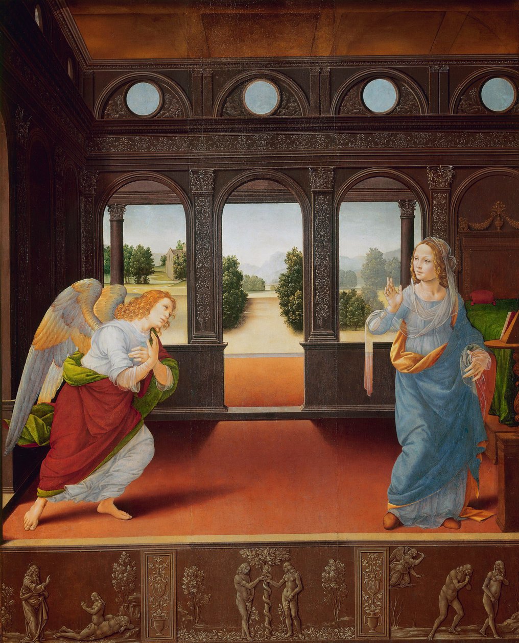 zwiastowanie autorstwa Lorenzo di Credi