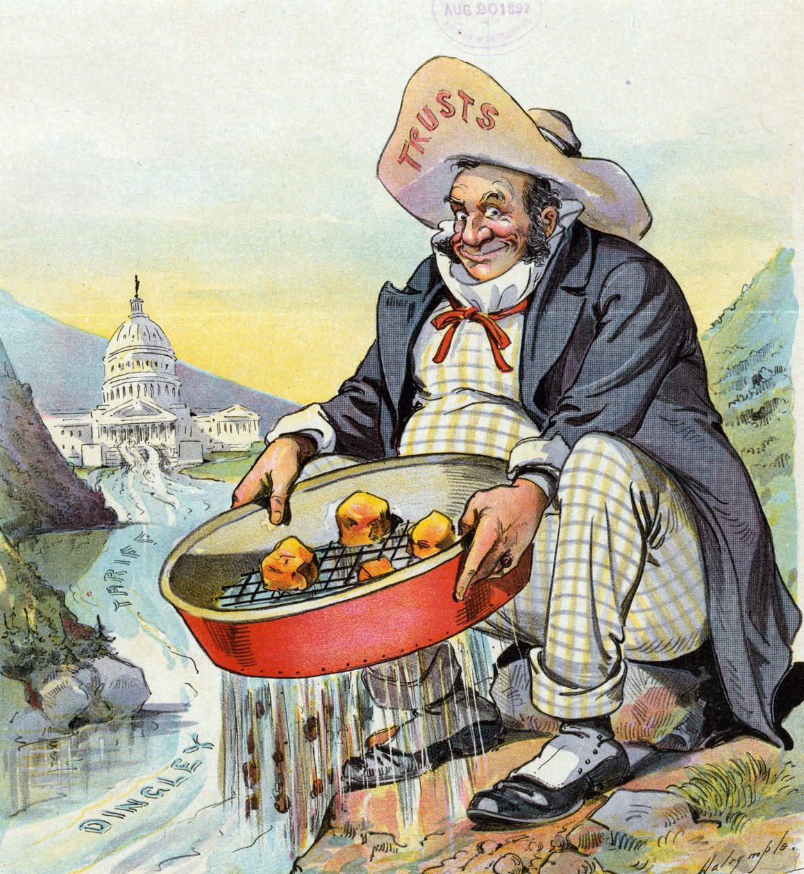 Lepiej niż Klondike!, 1897 autorstwa Louis Dalrymple
