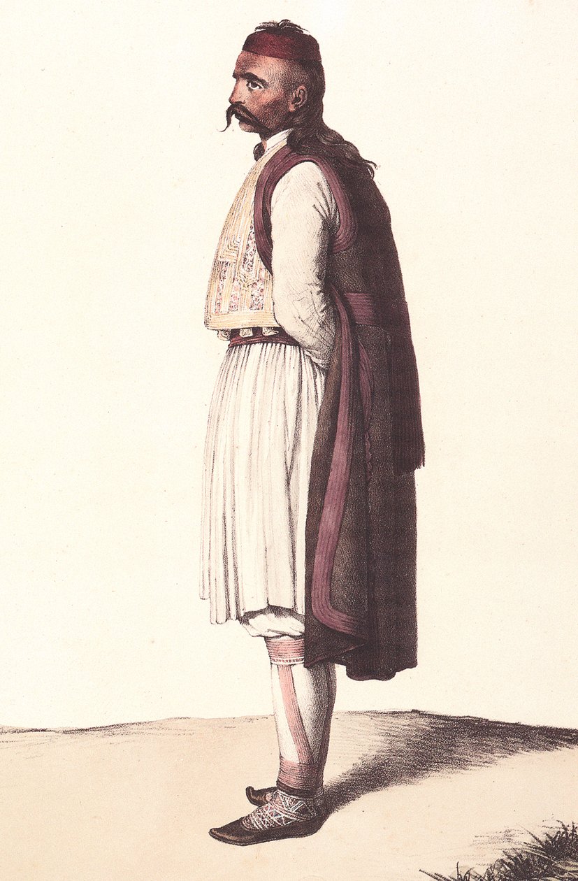 Souliote w Korfu autorstwa Louis Dupré