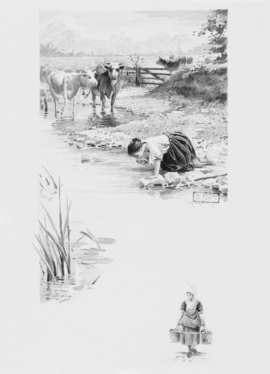 Sługa Felicyta, ilustracja z „Un coeur simple” Gustave
