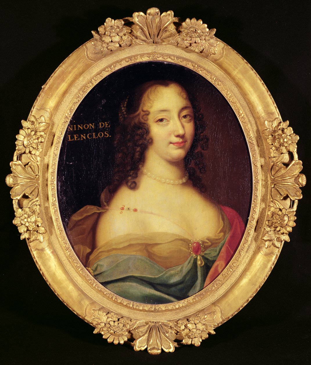 Нинон де Ленклос (1616-1706) (мөн 183893-ыг үзнэ үү)поли autorstwa Louis Ferdinand Elle