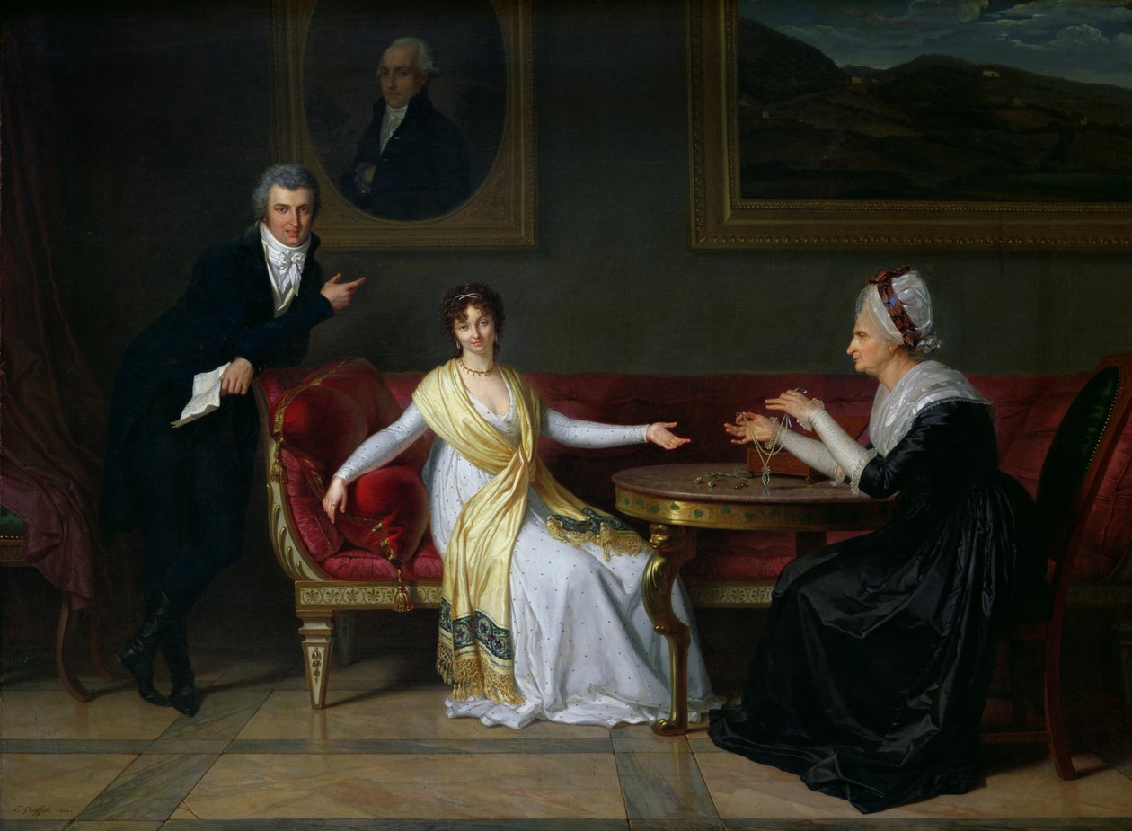 Rodzina Salucci, 1800 autorstwa Louis Gauffier