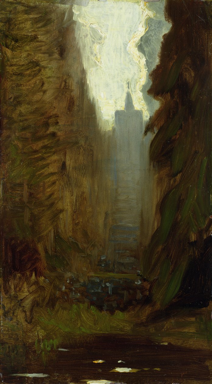Centrum parku, Wilhelmshoehe, Kassel autorstwa Louis Kolitz