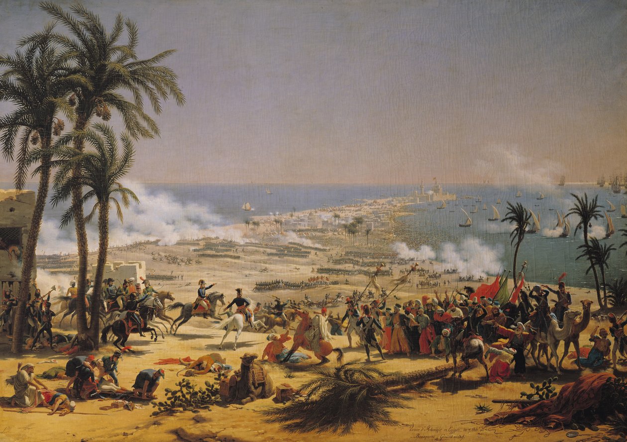 Bitwa pod Aboukir, 25 lipca 1799 autorstwa Louis Lejeune