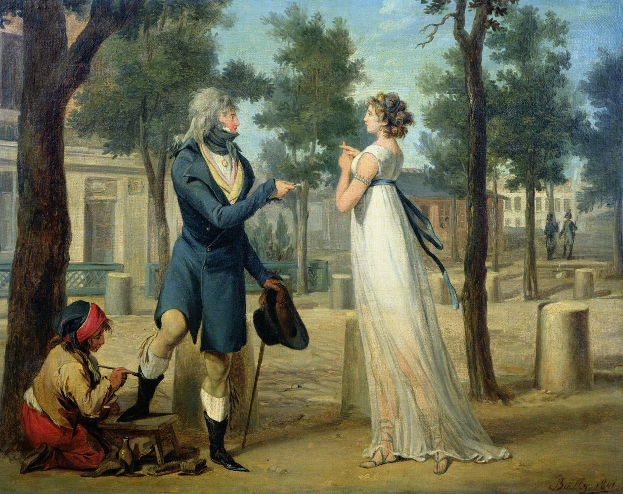 Niesamowite i cudowne w Paryżu, 1797 autorstwa Louis Leopold Boilly