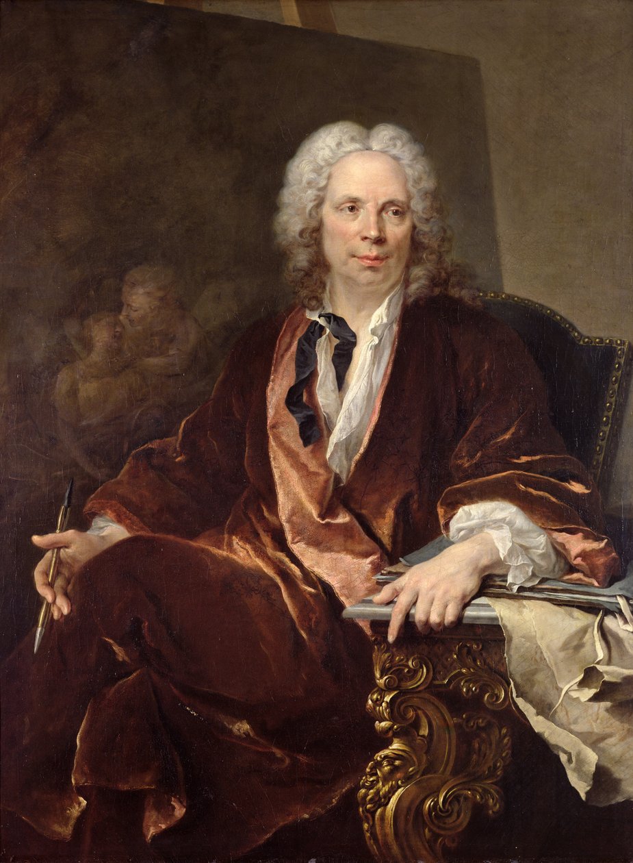Portret Louisa Galloche (1670-1761) 1734 autorstwa Louis Tocqué