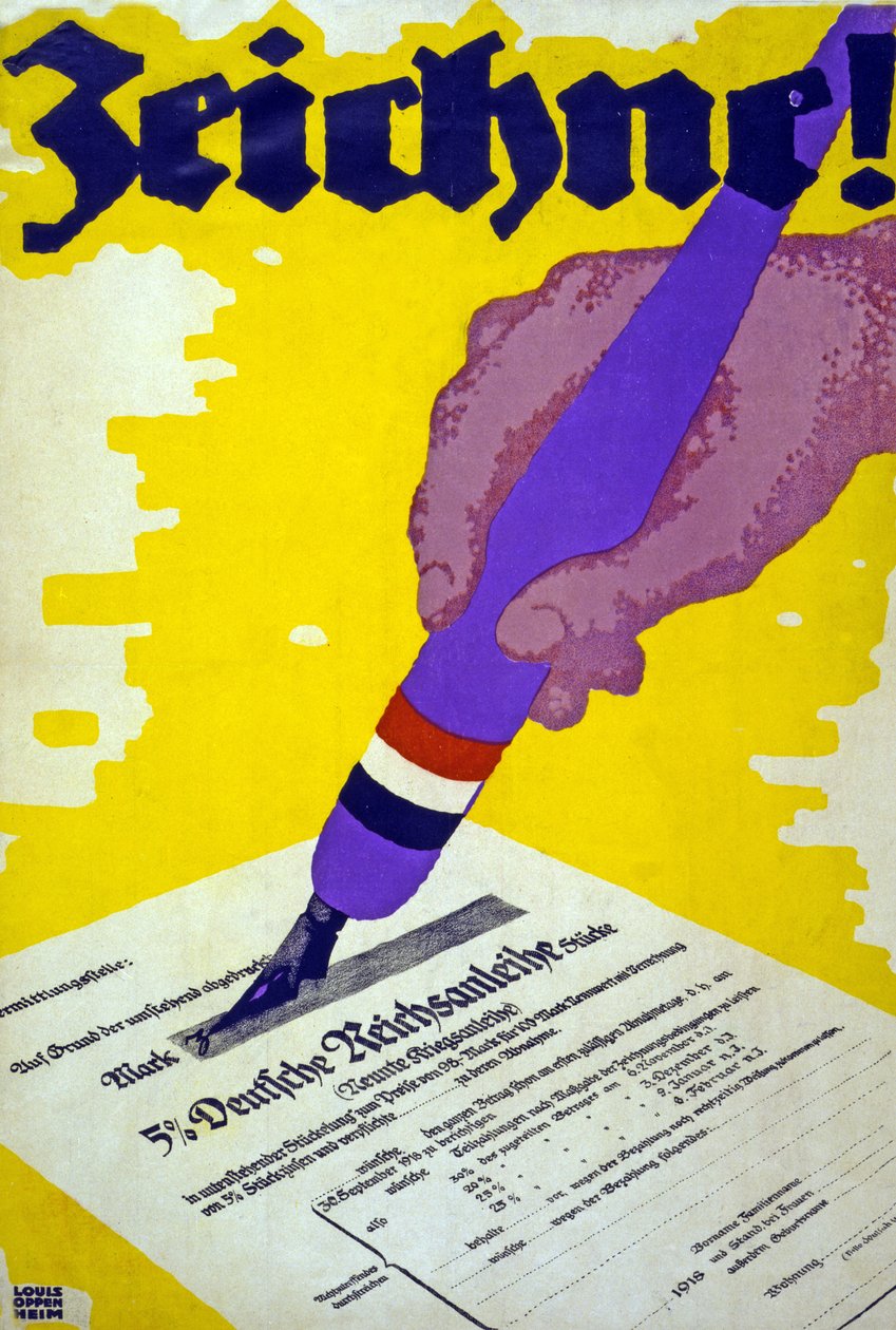 Rysować! Pub. 1918 autorstwa Louis Oppenheim