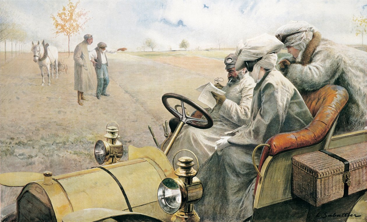 Zagubiony! autorstwa Louis Remy Sabattier