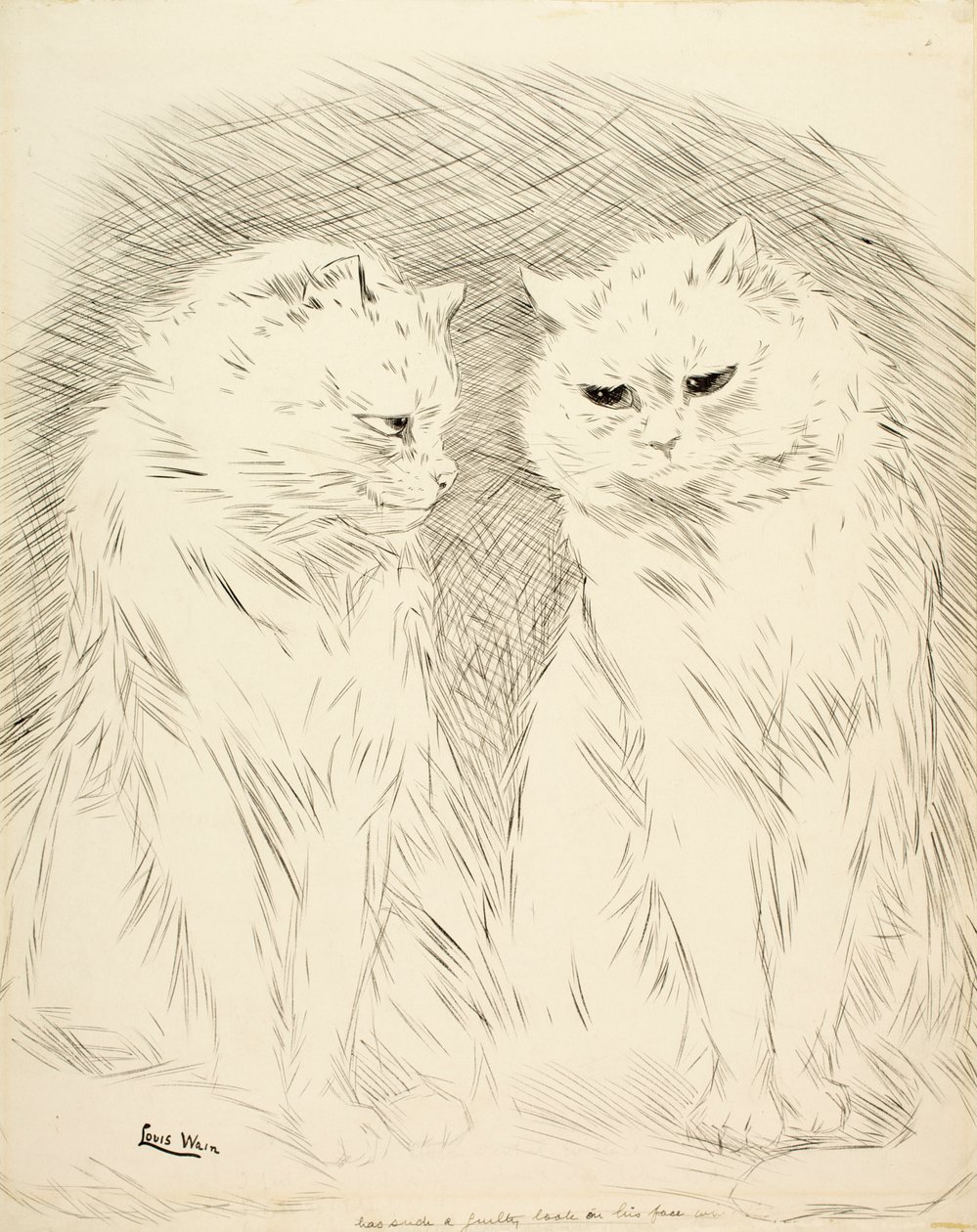 Pals autorstwa Louis Wain