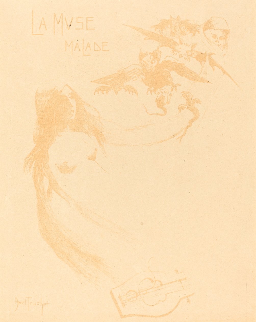 Chora muza, c. 1900. autorstwa Louis Abel Truchet