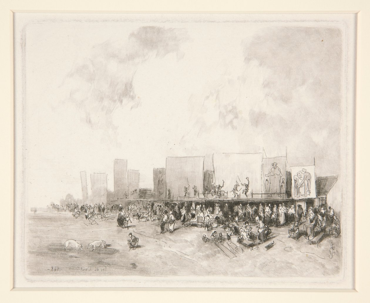 Jarmark Wiejski autorstwa Louis Adolphe Hervier