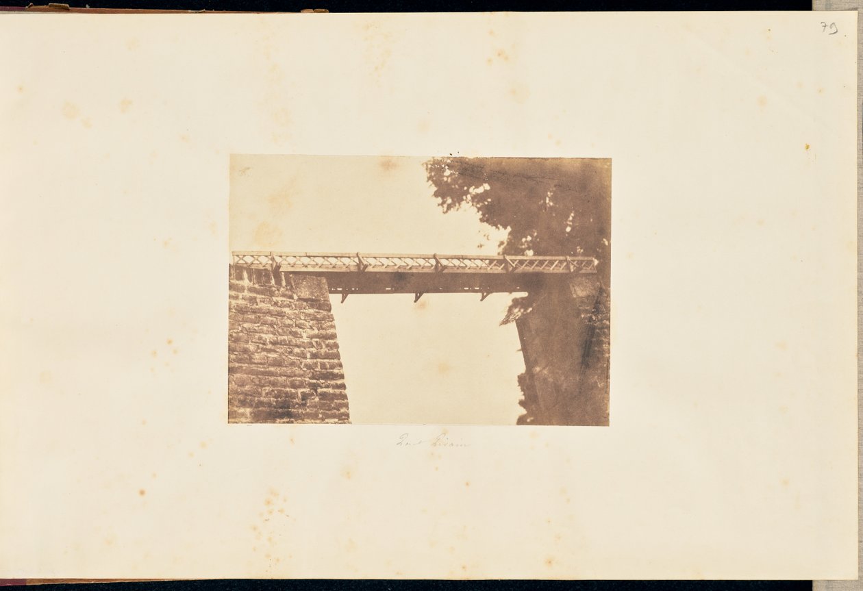 Pont Perain autorstwa Louis Alphonse Davanne