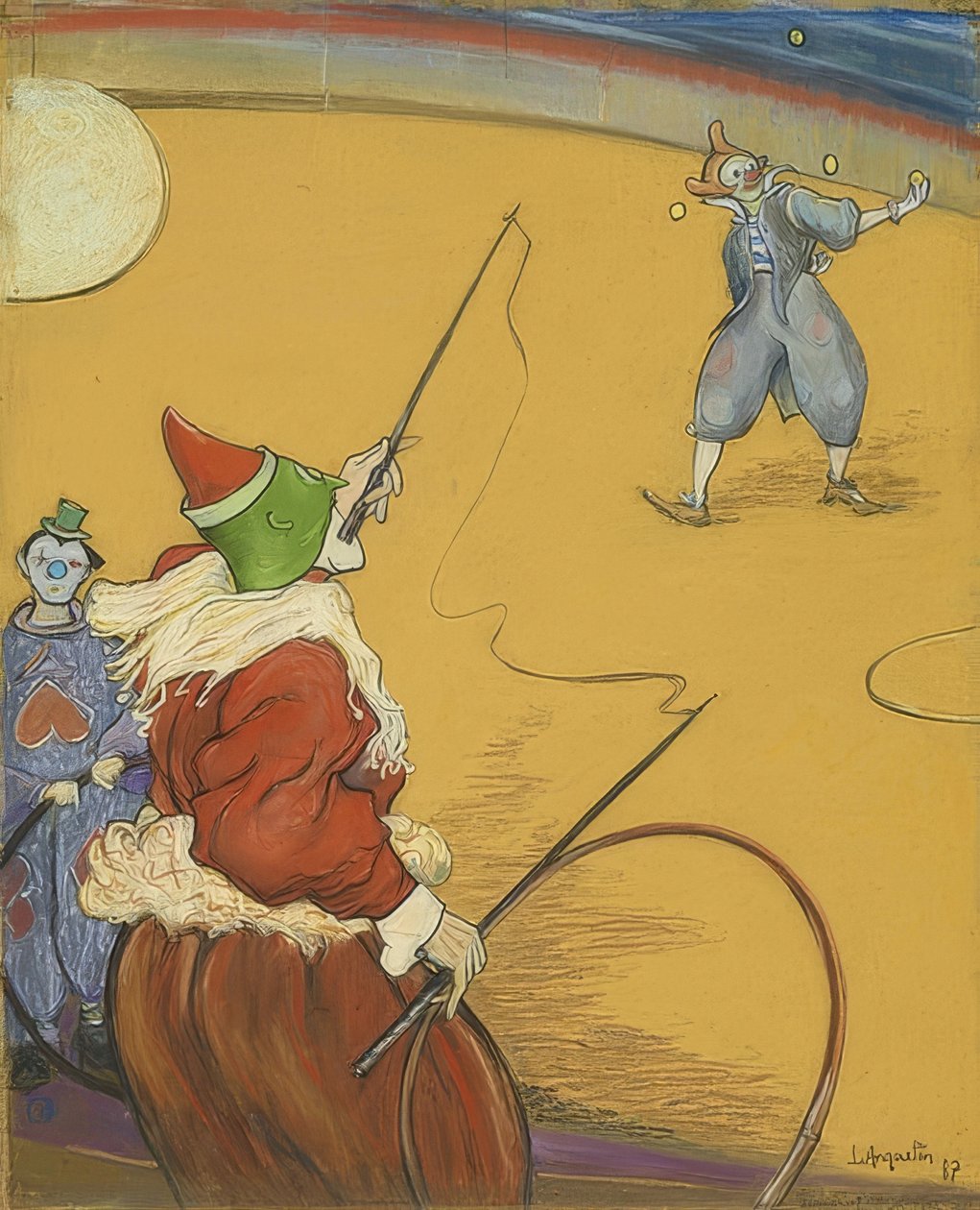 W cyrku Maurice. 1887 autorstwa Louis Anquetin