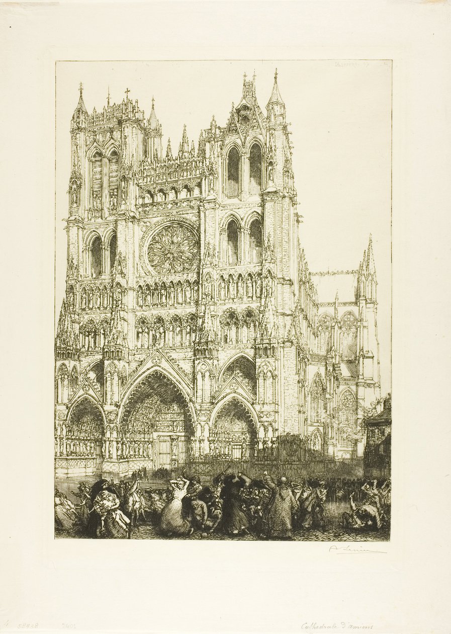 Katedra w Amiens autorstwa Louis Auguste Lepère