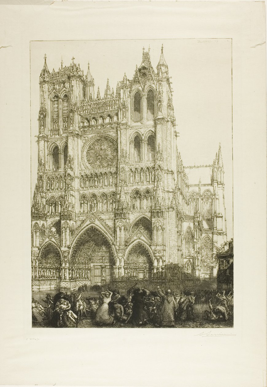 Katedra w Amiens autorstwa Louis Auguste Lepère