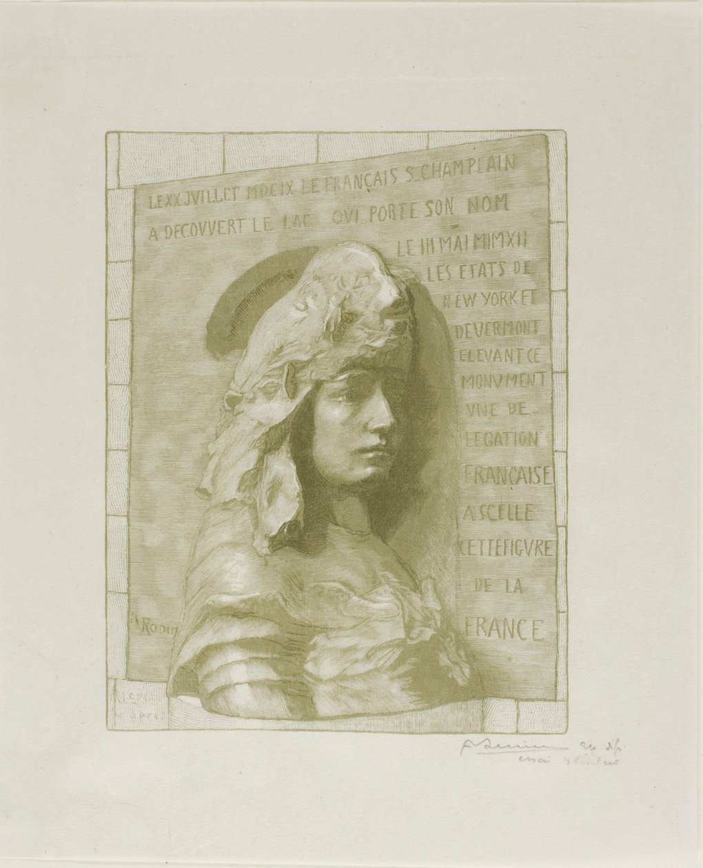 Francja autorstwa Louis Auguste Lepère