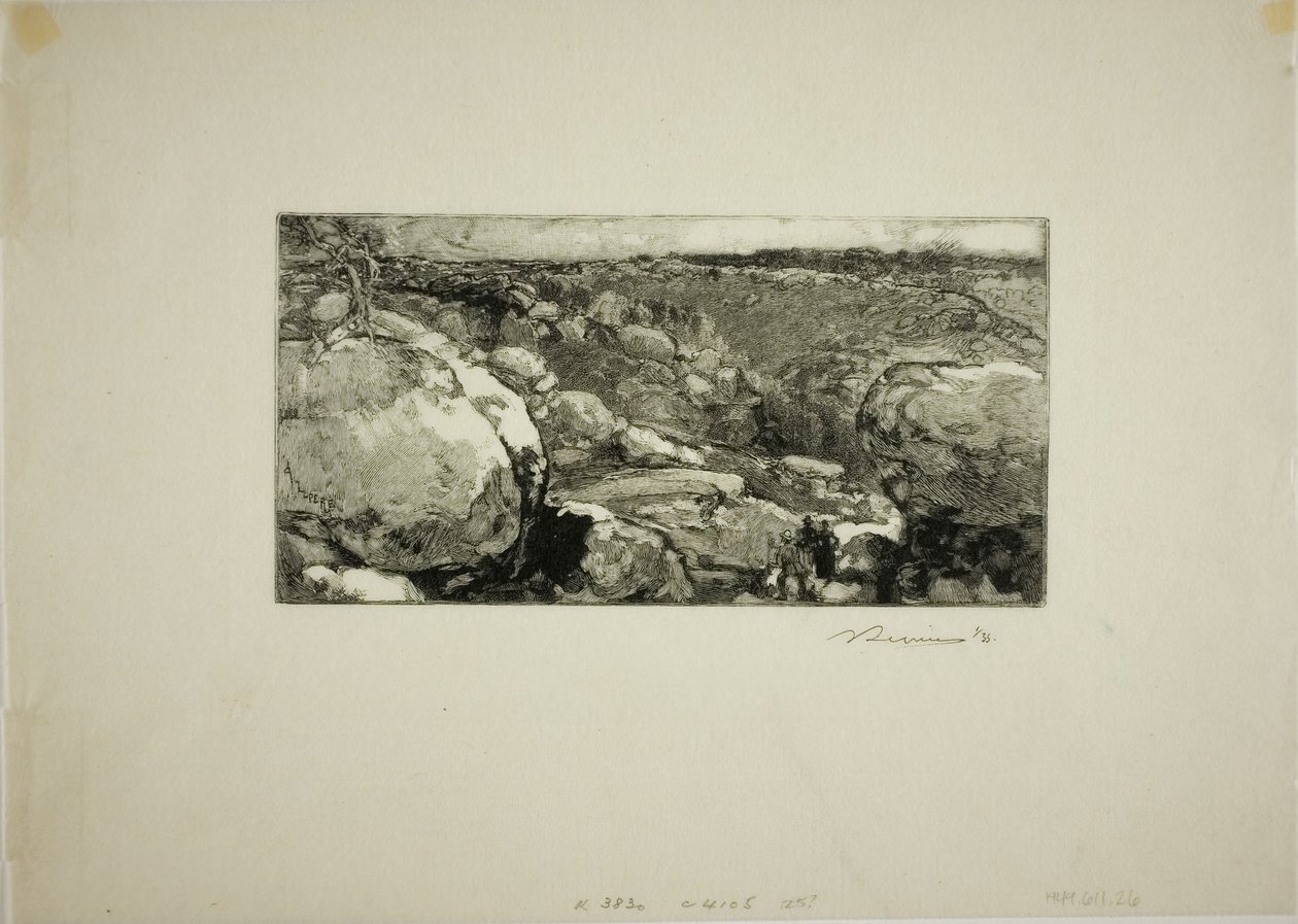 Le Cirque du Long-Rocher autorstwa Louis Auguste Lepère