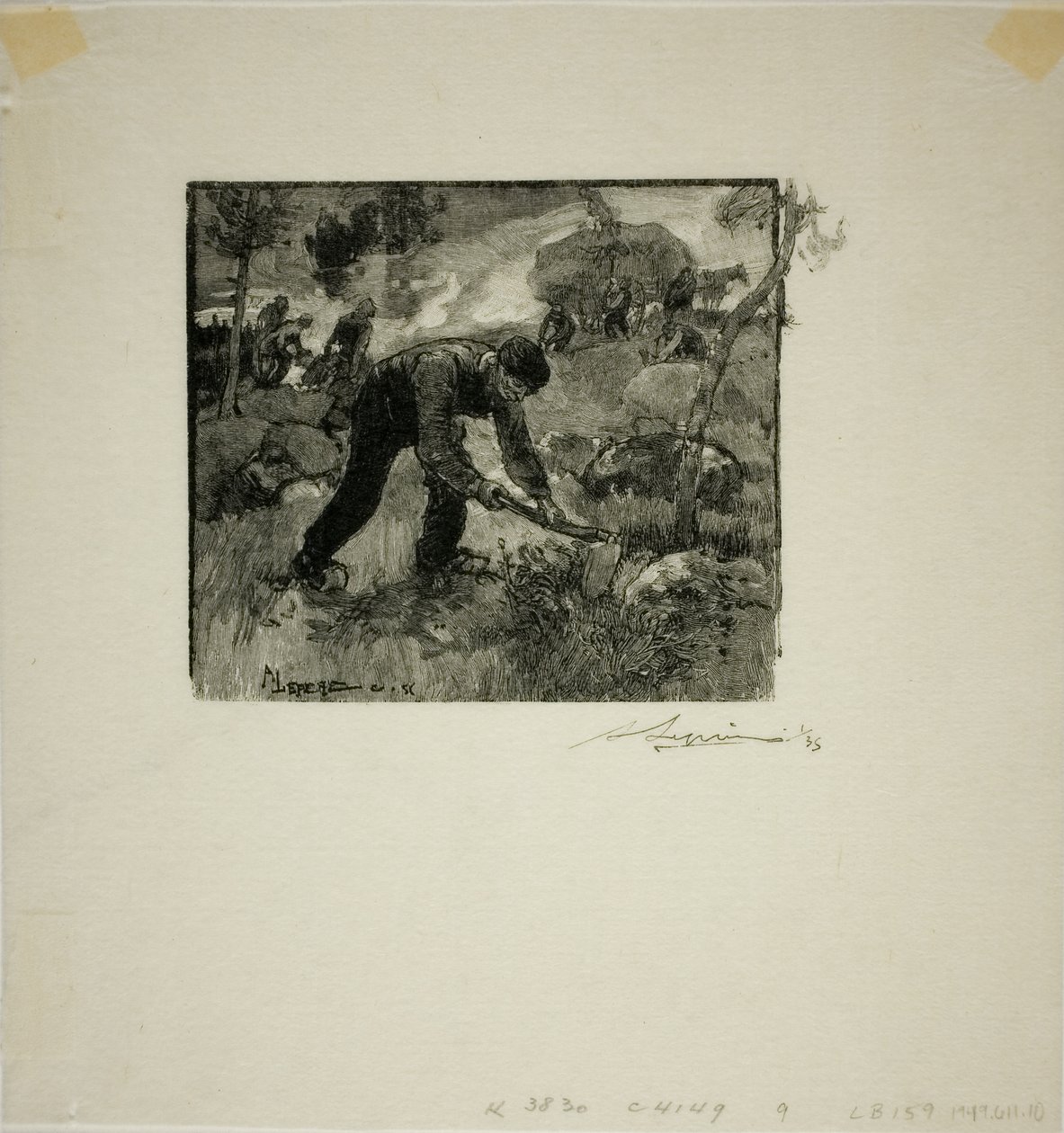 Ekstraktory korzeni autorstwa Louis Auguste Lepère