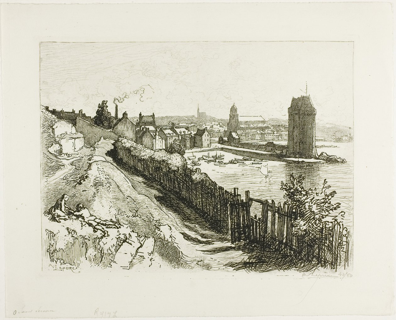 Saint-Servan autorstwa Louis Auguste Lepère