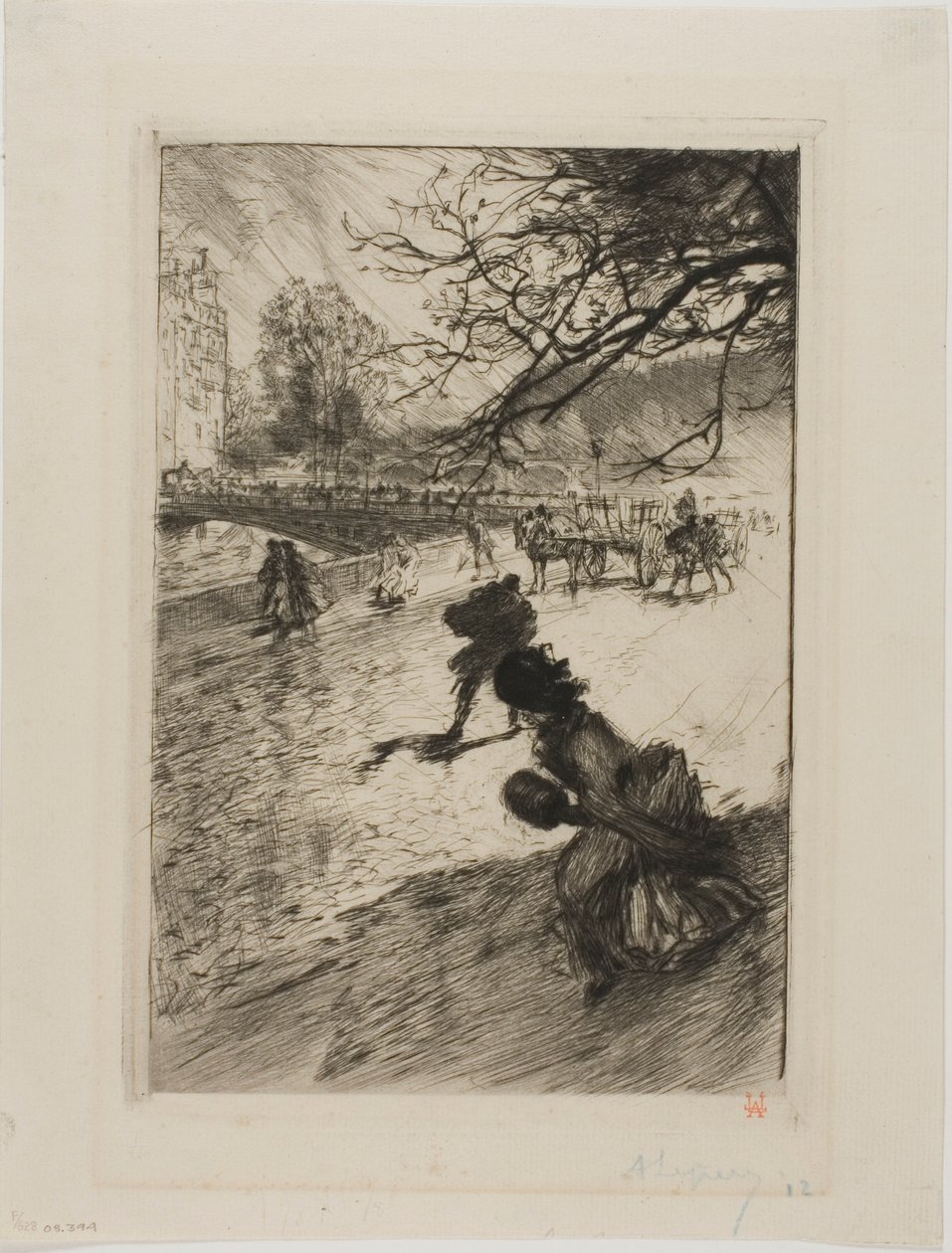 Prysznice autorstwa Louis Auguste Lepère