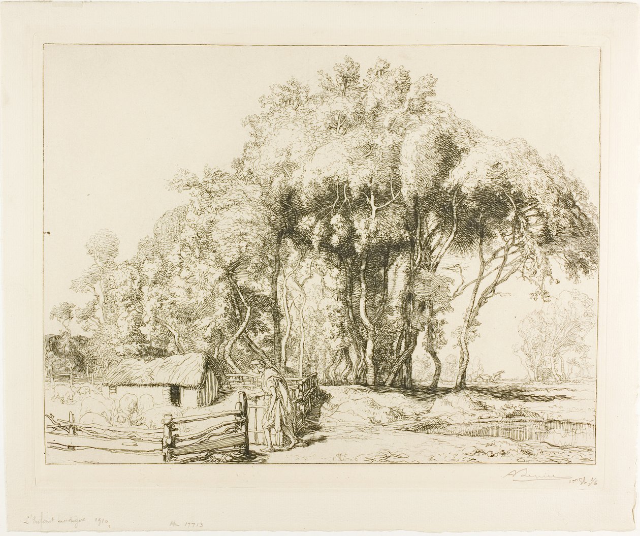 Syn marnotrawny autorstwa Louis Auguste Lepère