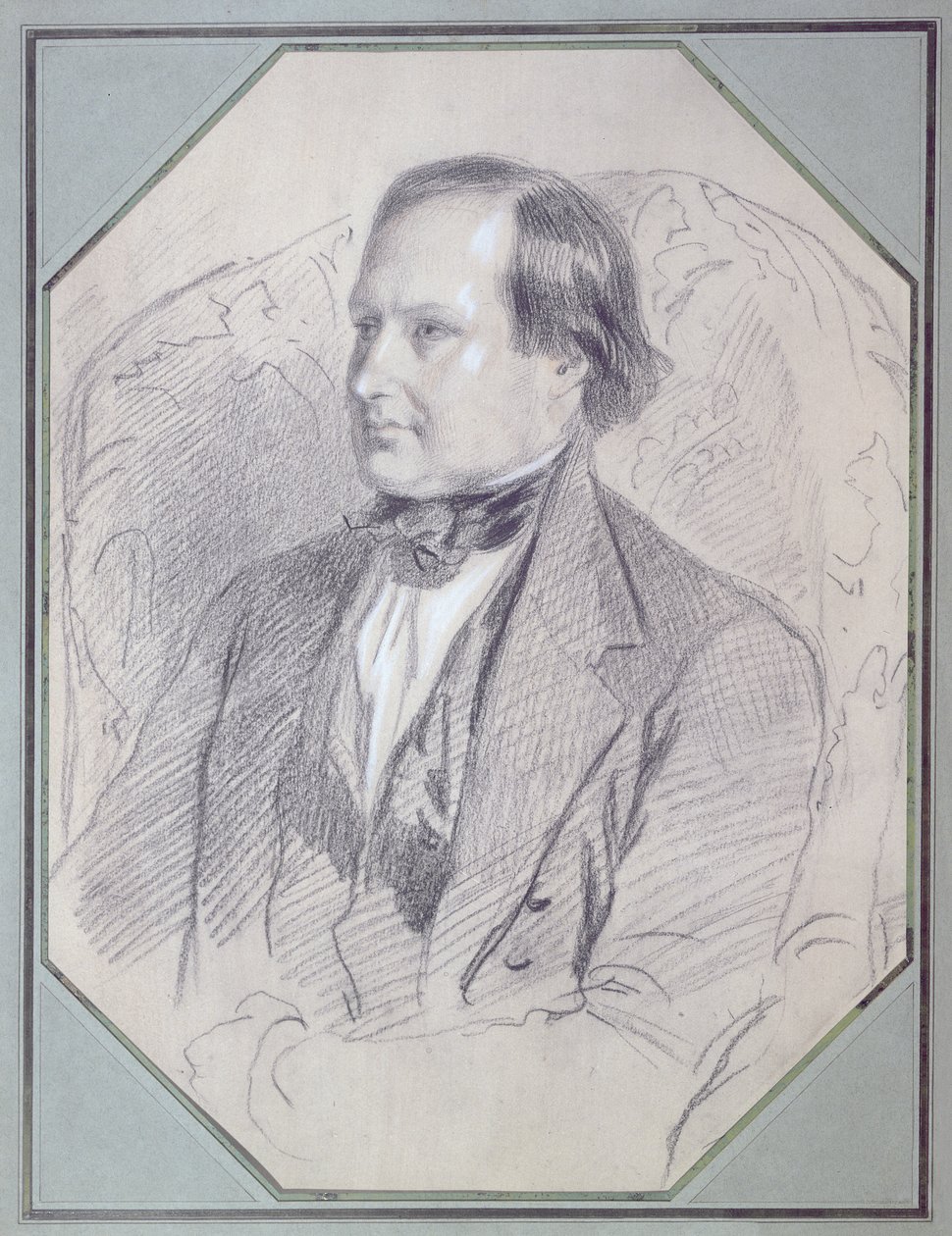 Wiktor Hugo (1802-85), 1843 autorstwa Louis Boulanger