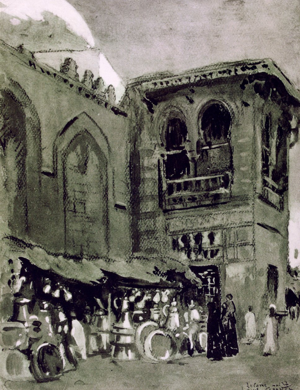 Kupiec miedzi, Kair, Egipt, 1928 autorstwa Louis Cabanes