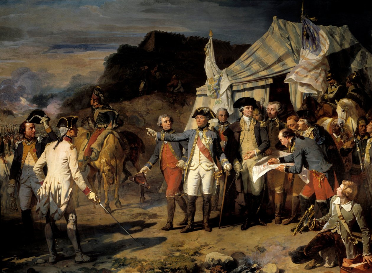 Oblężenie Yorktown autorstwa Louis Charles Auguste Couder