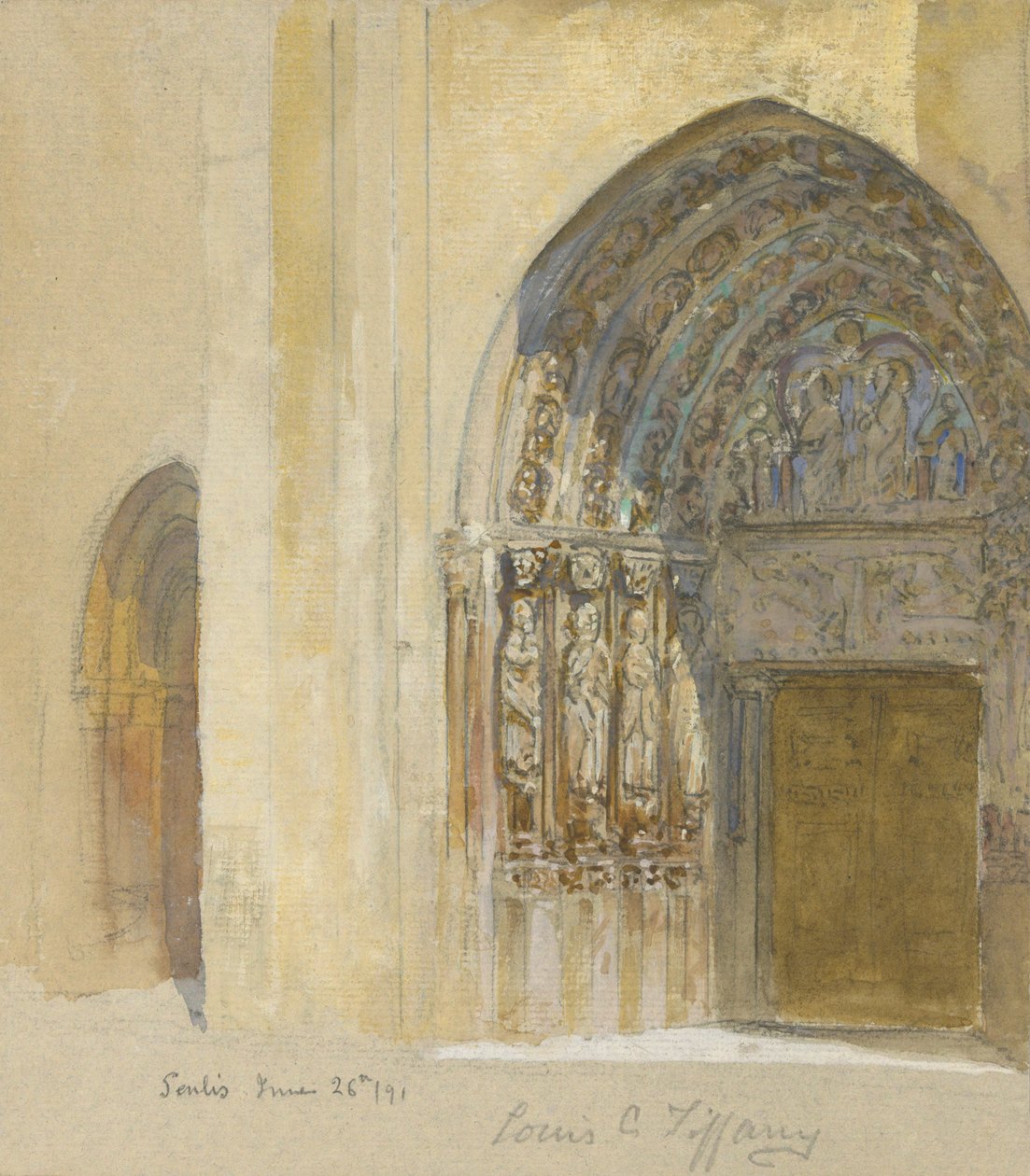 Senlis, 26.06.91 autorstwa Louis Comfort Tiffany