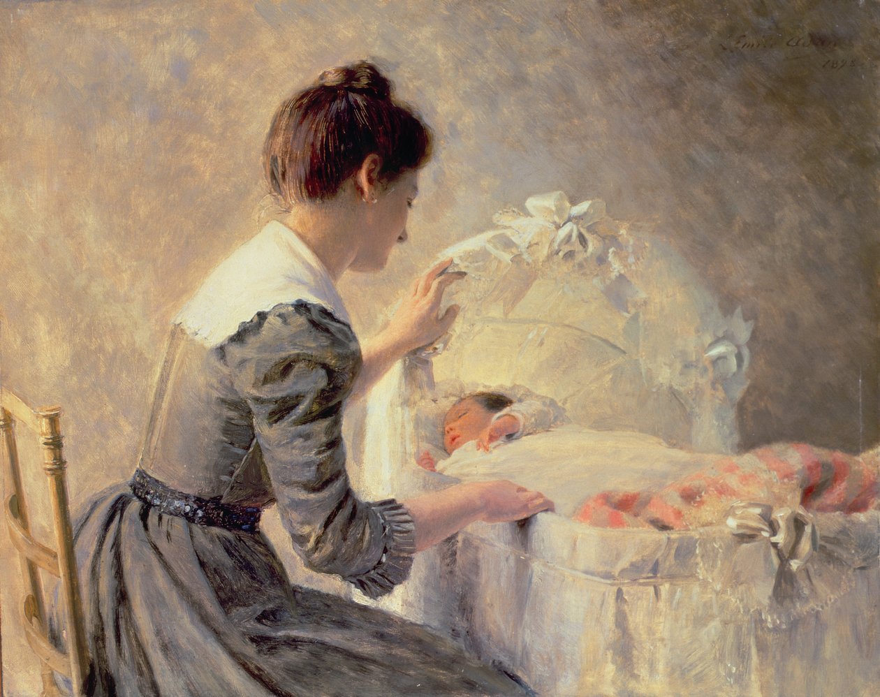 Macierzyństwo, 1898 autorstwa Louis Emile Adan