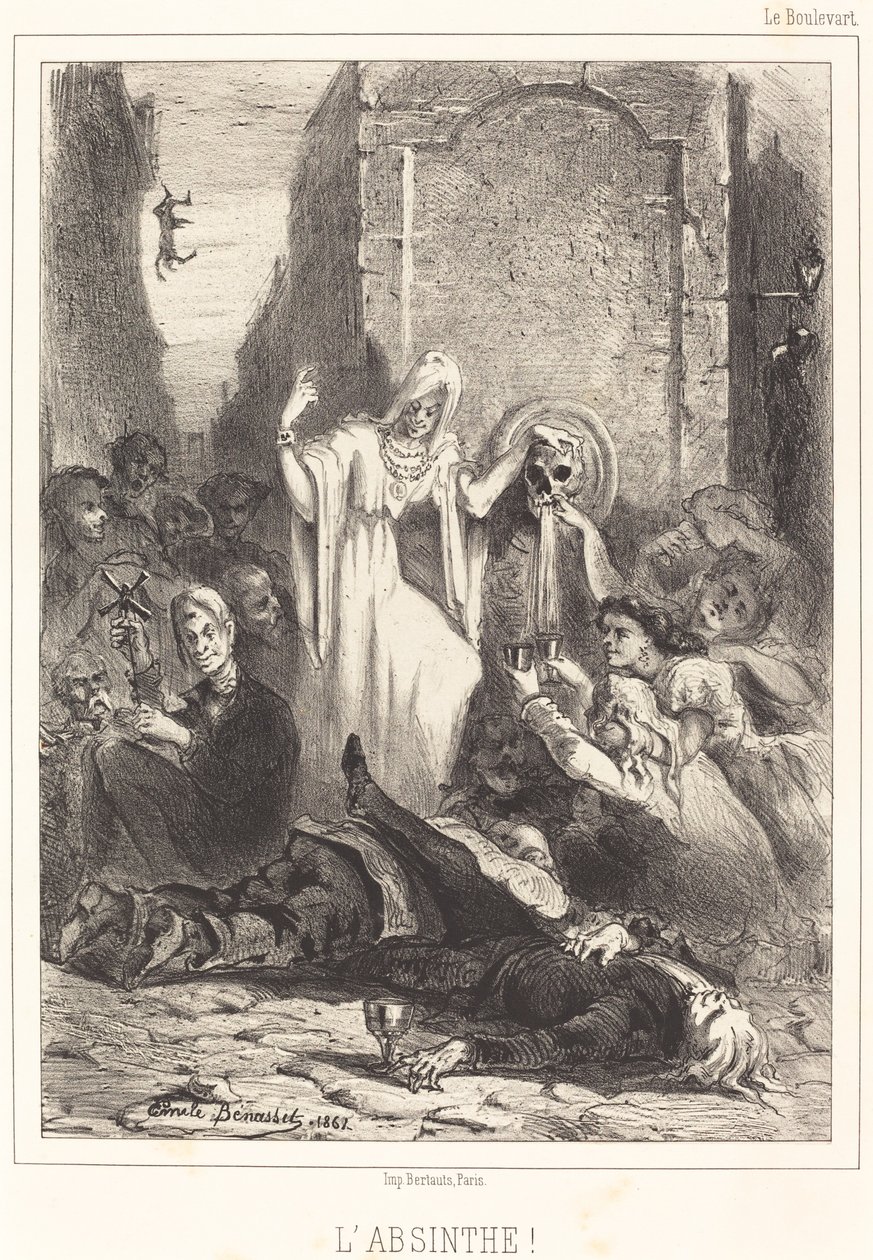 Absynt! autorstwa Louis Emile Benassit