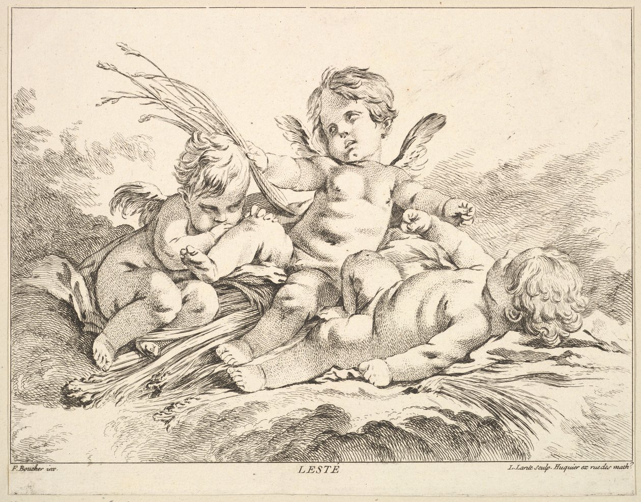 Lato. autorstwa Louis Felix de la Rue