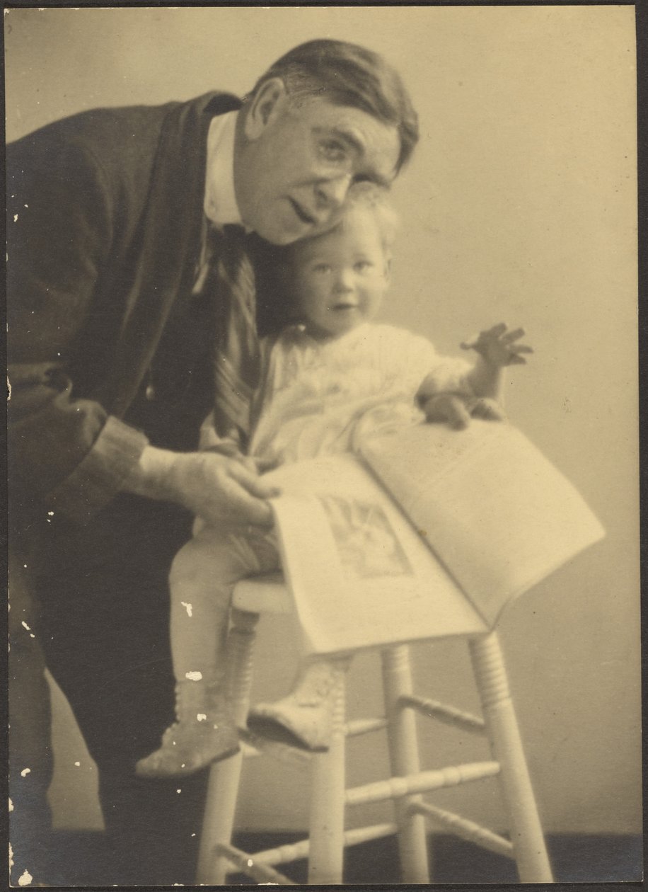 [Portret Fleckensteina i wnuka]. autorstwa Louis Fleckenstein